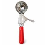 Sakoraware Stainless Steel Easy Trigger Icecream Scoop ice Cream Spoon Large Size Multifunctional Durable Smooth Trigger for Effortless Scooping of Ice Cream Sorbet Perfect Portion Size 1 Piece