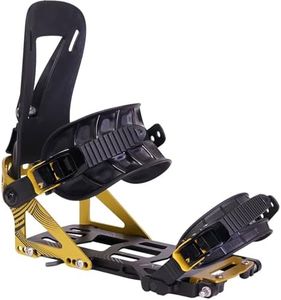 Spark R&D Unisex Arc ST Splitboard Bindings - Durable Reliable Lightweight Easy-to-Install Puck-Compatible All-Mountain Freeride Touring Splitboard Binding Gear, Gold, Medium