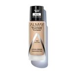 Almay Skin Perfecting Comfort Matte Foundation, Hypoallergenic, Cruelty Free, Fragrance Free, Dermatologist Tested Liquid Makeup, Cool Bare, 1 Fl oz/ 30ml