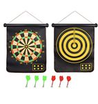 ALAYSTAR Premium Magnet Roll up Dartboard – Strong Double sided 6 Magnet Darts Magnet Dartboard – Simple Reversible Safe Game Party Set Gift Boxed – Easy to set up