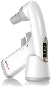 FOUR E'S SCIENTIFIC Electric Pipette Controller 0.1-100mL, Electronic Pipettors Lab Automatic Motorized Pipette Filler, 10h Rechargeable Lithium Battery, LCD Screen, Adjustable Speed