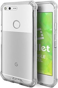 Cellet Odyssey Air Hybrid Series Cell Phone Case for Google Pixel - Clear