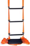 Fire Escape Ladder, 16.4 Feet Emergency Fire Ladder, 2-3 Story Homes Reusable Safety Rope Ladder for Window Balcony Tree House