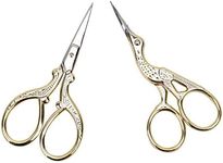 AQUEENLY Embroidery Scissors, Stain