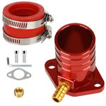 CILOYU Performance Racing Intake Pipe Inlet Manifold Adapter Kit for GX390 GX340 GX270 Predator 301cc 420cc 459cc 11Hp 13Hp Engine VM34 Carburetor Chinese Mini Bike Go Kart Water Pump Parts Red