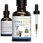 Pet Wellbeing Urinary Gold for Cats - Vet-Formulated - Feline Urinary Tract Health, Supports Normal Urinary pH - Natural Herbal Supplement 2 oz (59 ml)