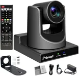 Prisual 30X Optical Zoom NDI HX3 PTZ Camera with Auto Tracking - Full HD 1080p/60fps Live Streaming, HDMI/3G-SDI/USB/NDI Outputs (NDI HX3 & Full NDI Compatible, NDI License Includes)