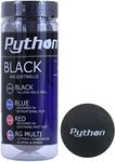 Python 3 Ball Can Black Racquetballs (Long Rally Ball!)