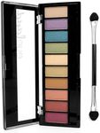 Palladio Eyeland Vibes, Escape to the Tropics, 10 Count Eyeshadow Palette, 5 Curated Palettes, Seductive Nudes to Vibrant Hues, Complimentary Shades, Day and Night Looks, Rich Pigment, Paradise