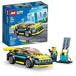 LEGO City Electric Sports Car, Toy for 5 Plus Years Old Boys and Girls, Race Car for Kids, Set with Racing Driver Minifigure, Building Toys, 60383