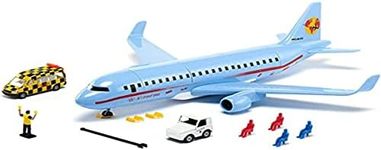 Siku - Commercial Aircraft with Accessories, Light Blue