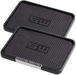 2PCS Car Dashboard Mat Anti Slip Car Dash Washable Vehicle Pad Mat for Coin Key Sunglasses Perfume Phone