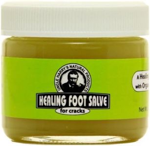 Uncle Harry's Healing Foot Salve for Dry Cracked Feet | Dry Feet Treatment with Beeswax & Hemp Oil | Heel Balm & Foot Softener | Self Care Products for Cracked Heel, Cuticle Care & Foot Callus