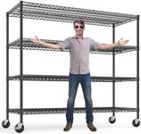 REIBII Storage Shelves 75.6" H Wire