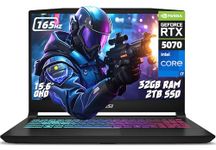 MSI Katana 15 Gaming Laptop, 15.6" QHD 165Hz, Intel Core i7-14650HX, NVIDIA GeForce RTX 5070 8GB GDDR7, 32GB DDR5, 2TB SSD, Wi-Fi 6, Windows 11 Home, for High Performance Players
