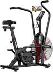 Wenoker Stationary Bike, Air Bike with Smart APP, ISCC PLUS Certified, Dual Action Handlebars Exercise Bike 350LBS Capacity for Home Gym HIIT Full Body Workout