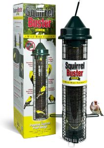 Jacobi Jayne Squirrel Buster Finch Bird Feeder – Squirrel & Pigeon Proof, Easy Clean, for Niger Seeds