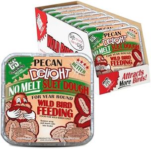 C&S Pecan Delight No Melt Suet Dough, 11.75 Ounce, 8 Pack
