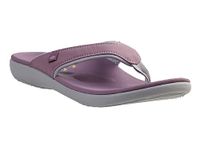 Spenco Women's Orthotic Sandal Flip-Flop, Elderberry, 8