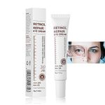 Retinol Eye Cream With Retinol Serum & AHA 30% & BHA 2% -Under Eye Cream For Dark Circles Puffy Eyes -Retinol Serum Moisturising Anti-Wrinkle Anti-Aging Eye Creams (Retinol Eye Cream)