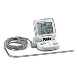 Polder 362-90 Digital In-Oven Thermometer/Timer, White