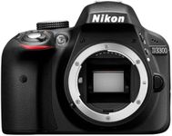 Nikon D3300 Digital SLR Camera Body Only - Black (24.2MP) 3.0 inch LCD
