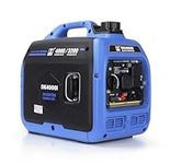 DK 4000W Portable Inverter Generator, Low Temperature Start-up, Gas-Powered, Lightweight & Quiet, Long Run Time, CO Alert, for RV Camping Outdoor Cool （DK4000i）