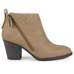 Brinley Co Women's Briley Ankle Boot, Taupe, 8 UK