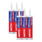 Loctite Power Grab Express Heavy Duty Construction Adhesive, Versatile Construction Glue for Wood, Wall, Tile, Foam Board & More - 9 fl oz Cartridge, Pack of 6