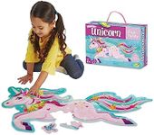 Peaceable Kingdom Shimmery Unicorn Floor Puzzle, 1 EA