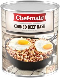 Chef-mate Corned Beef Hash, Canned Food and Canned Meat, 6 lb 11 oz (#10 Can Bulk)