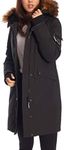 Women’s Navy Vegan Down Long Parka 