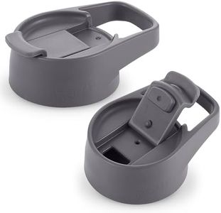 IRON °FLASK Flip Lid for Wide Mouth Insulated Sports Water Bottles, Wide Mouth, BPA Free, 2 Lids, (Graphite)