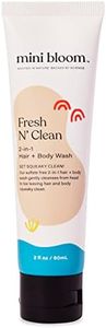 Mini Bloom Fresh N’ Clean 2-in-1 Hair + Body Wash Shampoo Sulfate-Free Baby & Kid Safe Aloe leaf, Chamomile extract, Lavender & Botanicals - Travel Size