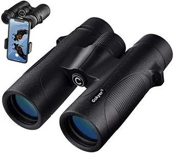 Binoculars for Adults High Powered: 12x42 HD Zoom Binocular for Bird Watching Hunting - Powerful Lightweight Waterproof Binoculars with Phone Adapter for Travel Cruise Ship Stargazing Hiking