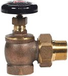 B & K Steam Radiator Valve 1-1/4 " Fpt X 1-1/4 " Mpt Angle Brnz