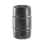 Grey Harcostar 227L Water Butt, Rain Barrel Water UK, Water Collector