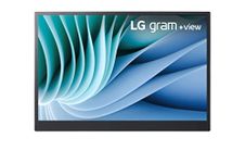 Lg gram 16-inch +View Portable Monitor with USB Type-C, DCI-P3 99% (Typ.), Auto Rotate, Two-Way Supported Folio Cover