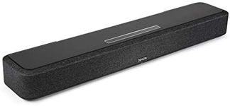 Denon Home 550 Compact Sound Bar for TV, Bluetooth Soundbar for Surround Sound System, Dolby Atmos & DTS:X, Dolby Vision, HEOS Built-in, WiFi, Airplay 2, Alexa Built-in - Black