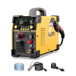 SILATU Plasma Cutter, 75Amps HF Non-Touch Pilot Arc Plasma Cutter Machine, 110V/220V Dual Voltage IGBT Inverter LED Display, 5/8'' Clean Cut 1'' Max Cut, Stable Arc, PT/2T/4T for Beginners DIY
