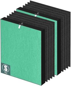 C545 HEPA Toxin Absorber Replacement Filter S for Winix C545 Air Purifier,2 x H13 True HEPA Filters + 8 x Activated Carbon Pre-Filters,Part 1712-0096-00 and 2522-0058-00