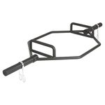 Mirafit Olympic 2" Black Shrug Bar