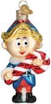 Old World Christmas Hermey The Elf Glass Blown Ornament for Christmas Tree