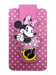 Disney Card Holder Wallet Minnie Mickey Stitch Eeyore Skellington Women Slim Compact, Minnie Mouse Pink