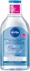 NIVEA Micellar Water Amino Acid Complex for Normal Skin | Cleanser and Make-up Remover with Vitamin E | Face Wash | All-in-One Daily Cleanser | Micellar Water | Dermatologically tested, 400mL
