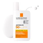La Roche-Posay Anthelios Ultra-Fluid Face Sunscreen SPF 50, Broad Specturem UVA-UVB Sun Protection, Lightweight, Non-Comedogenic, Water Resistant, Fragrance Free, 50 ML