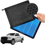 CF11671 Cabin Air Filter Fits 2016-2024 RAM 1500/2500/3500, 2016-2023 4500/5500, 2022-2023 Jeep Wagoneer, 2007-2012 Mazda CX-7, with Activated Carbon Beads, Durable and Sturdy