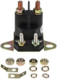 DVPARTS 12V 4 Terminals Starter Solenoid Starter Relay MIU12537 for John Deere X300 X304 X305 X310 X320 X324 X360 X350 X370 X380 X384 X390 X394 S240 FS600V FS651V Lawn Mowers
