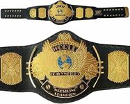 RAMNA WINGED EAGLE CHAMPIONSHIP REPLICA BELT 2MM HEAVYWEIGHT WRESTLING BELT, Gold, 52 INCH