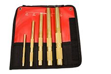 5 PC Brass Drift Punch Set